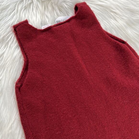 Zara Baby Girl Red Knit Jumper - Picture 5 of 7